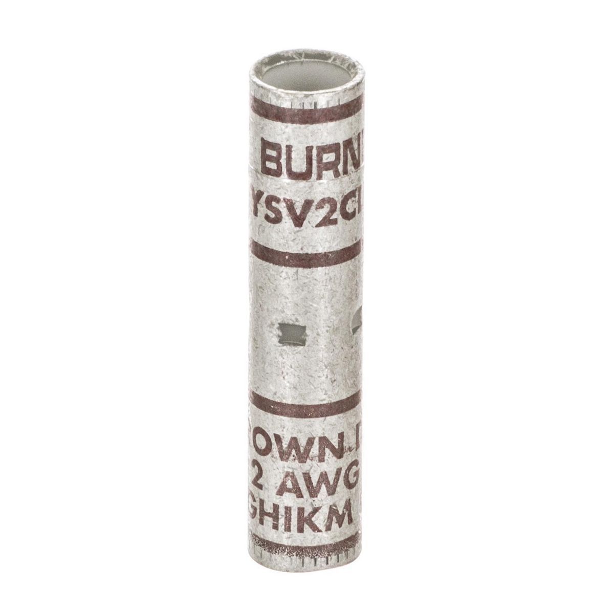 YSV2CLFX Compression Splice, 2 AWG Conductor Code/Flex Conductor, Die Code: 10, 2.06 in L, Copper