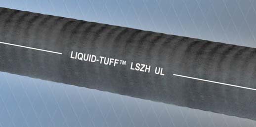 6702-30-00 Liquid-Tuff Type LSZH Liquid Tight Flexible Metal Conduit, 1/2 in Trade, 0.622/0.642 in ID x 0.82/0.84 in OD, 100 ft Coil L, Steel