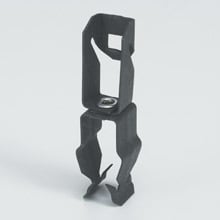BP-12-F13 Push Style Z Purlin Hanger With 13 in Anchor Strap, 3/4 in, 1/2 in in, 25 lb Load, Cold Rolled High Carbon Steel