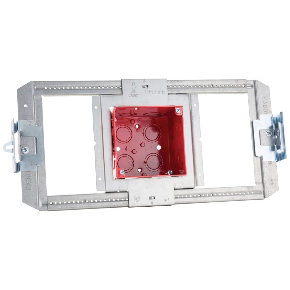 TBTFB Fire Alarm Electrical Box, Heavy Duty Telescoping Bracket T-Grid Assembly