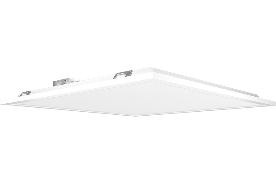 T34-2X2-30N/D10 T17 Backlit Indoor Troffer, 120/277 V AC, Galvanized Steel/Plastic Housing