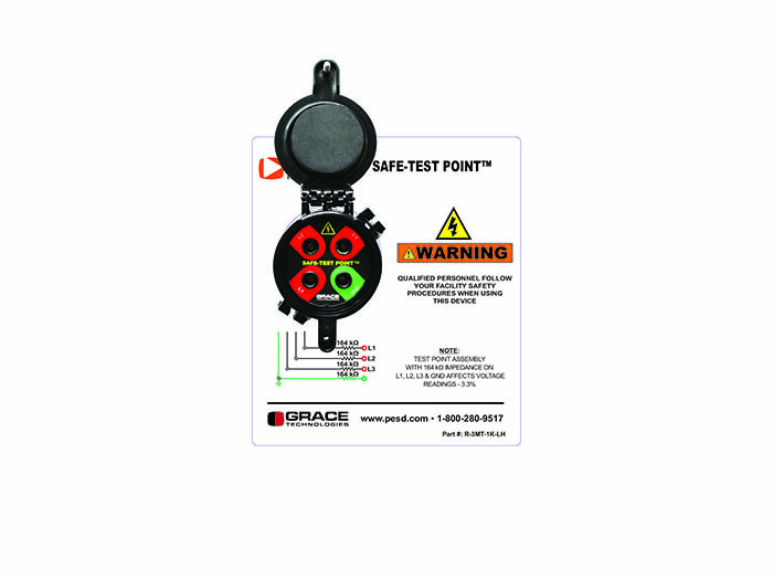 R-3MT-1K-KIT-H 4-Wire Safe-Test Point, 0 to 1000 V AC