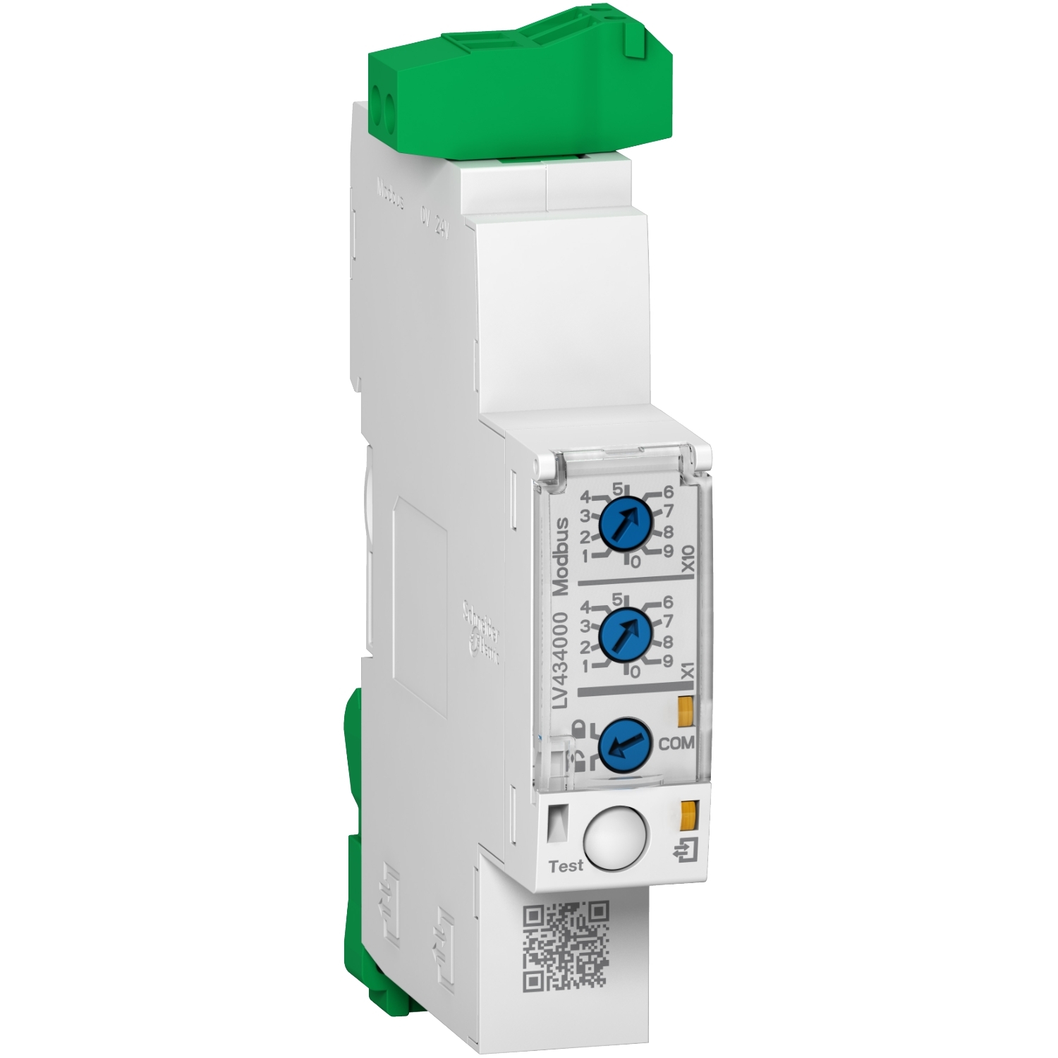 LV434000 EnerlinX IFM V2 Modbus-SL Interface, 24 V DC, 1.635 W Power Rating, DIN Rail Mount, -20 to 70 deg C Operating