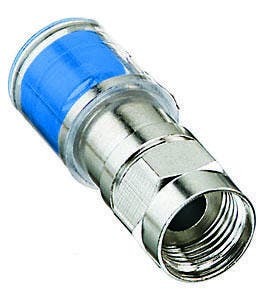 89-044 OmniConn F-Type Connector, Compression Connector, RG-6 Cable
