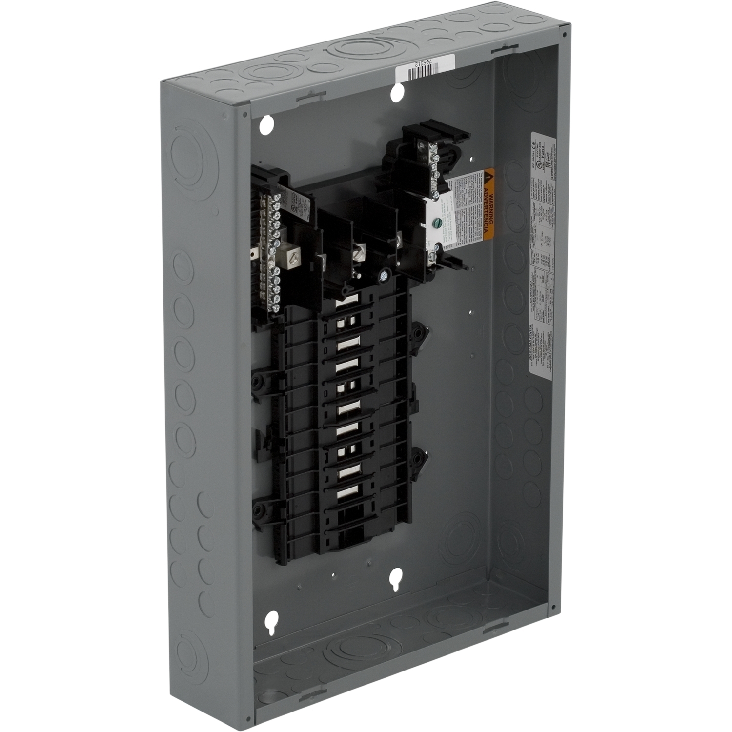 QO320L100GNYC 3-Phase Fixed Main Lug Load Center, 240 VAC, 100 A, 65 kA Interrupt