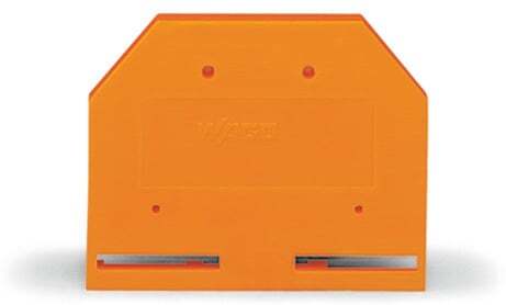 282-301 End and Intermediate Plate, For Use With Rail Mounted, Polyamide, Gray