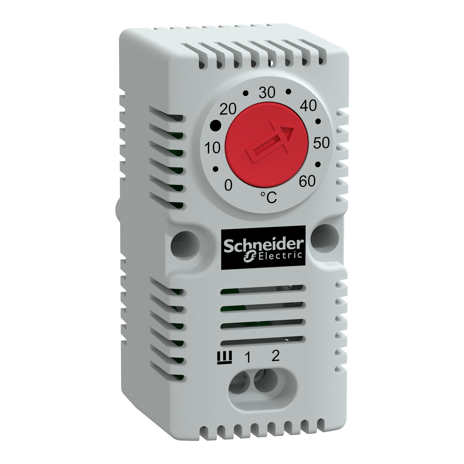 NSYCCOTHC ClimaSys CC Self-Extinguishing Simple Mechanical Thermostat, 250 V, 10 A, 1NC Contact, DIN Rail Mount