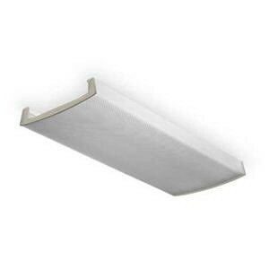 DLB48 Metal Eggcrate Replacement Lighting Diffuser, 48 in L x 10 in W x 2-3/4 in H, For Use With 4 ft Narrow LB Series Fixture, Plastic