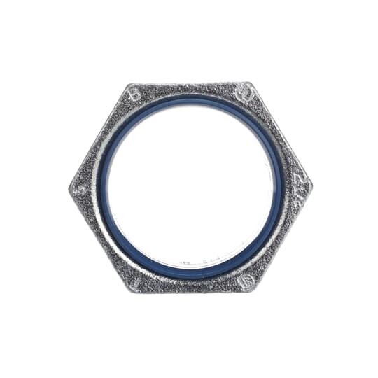 1948 T&B Chase Bushed Conduit Nipple, 2-1/2 in, For Use With Rigid/IMC Conduits, Malleable Iron, Chromate Coated/Electro-Zinc Plated