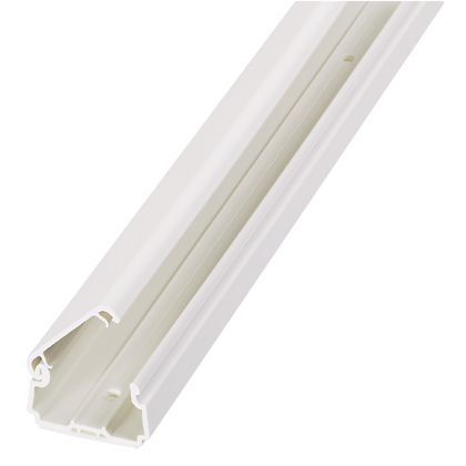 Surface Raceway, LDPH10 Pwr Rated,2-pc Latch, 10 ft, White