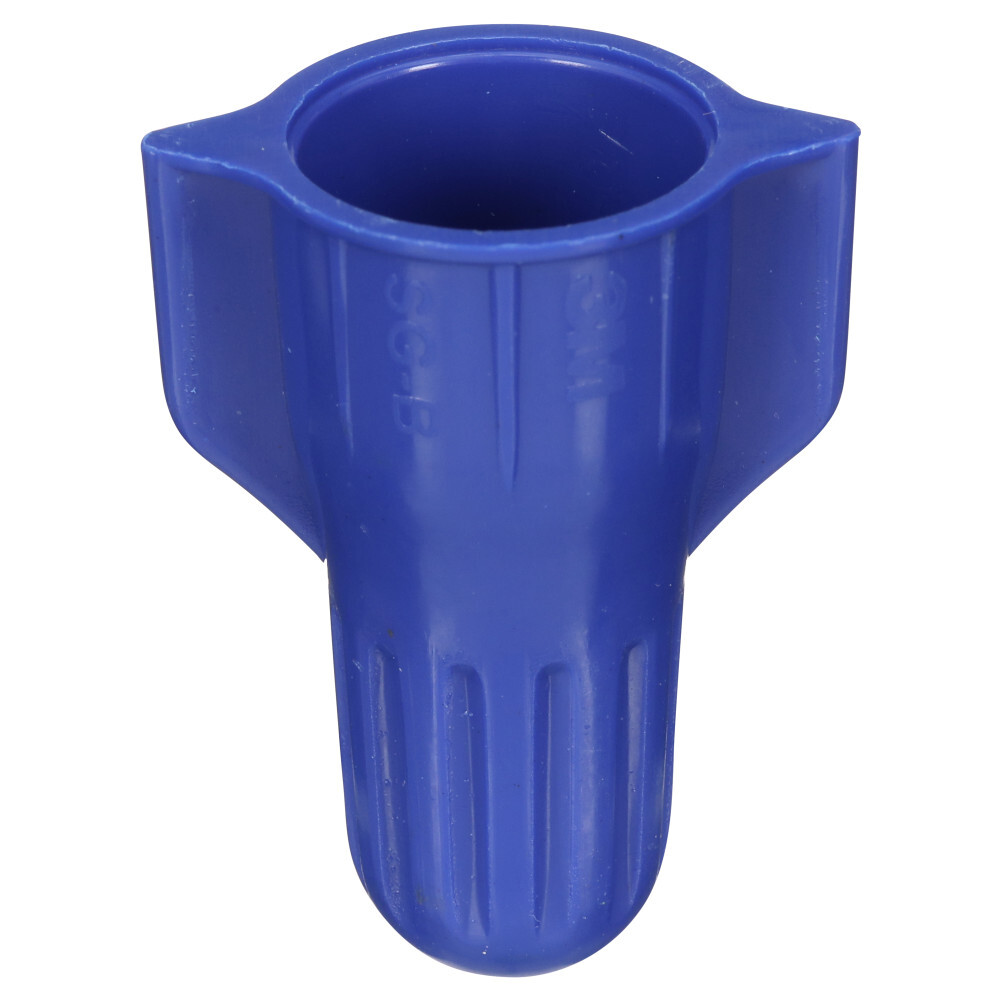 Secure Grip Wire Connector, Blue, 50 per pouch
