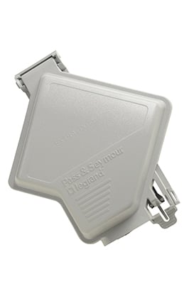 WIUCED20GL 2-Gang Extra Heavy Duty While-In-Use Cover, Gray