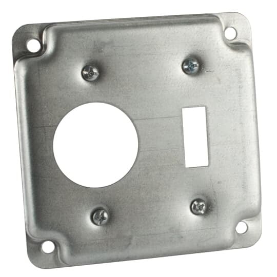 RS-1 Steel City RS Series Surface Cover, 4 in L x 4 in W x 1/2 in D, Steel