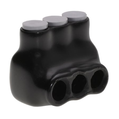 IPLG6-3 Polaris IPLG Single Sided Entry Insulated Multi-Tap Connector, 14 to 6 AWG (Class B, C, D)/14 to 6 AWG (Class K, M, I) Copper Conductor, Plastisol