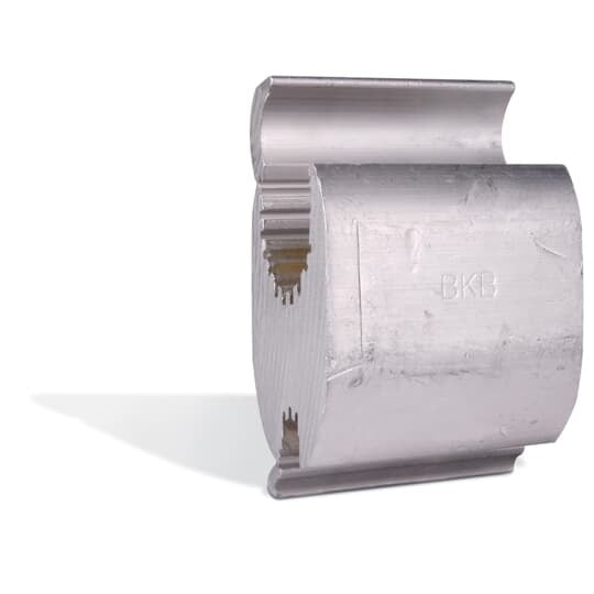 WR819 Blackburn Type H Wide Range Compression Tap Connector, H Shape, 336 to 477 kcmil ACSR, 336 to 556 kcmil Stranded Main/Run, 3 to 2/0 AWG ACSR, 2 to 2/0 AWG Stranded, 1 to 3/0 AWG Solid Tap, Aluminum
