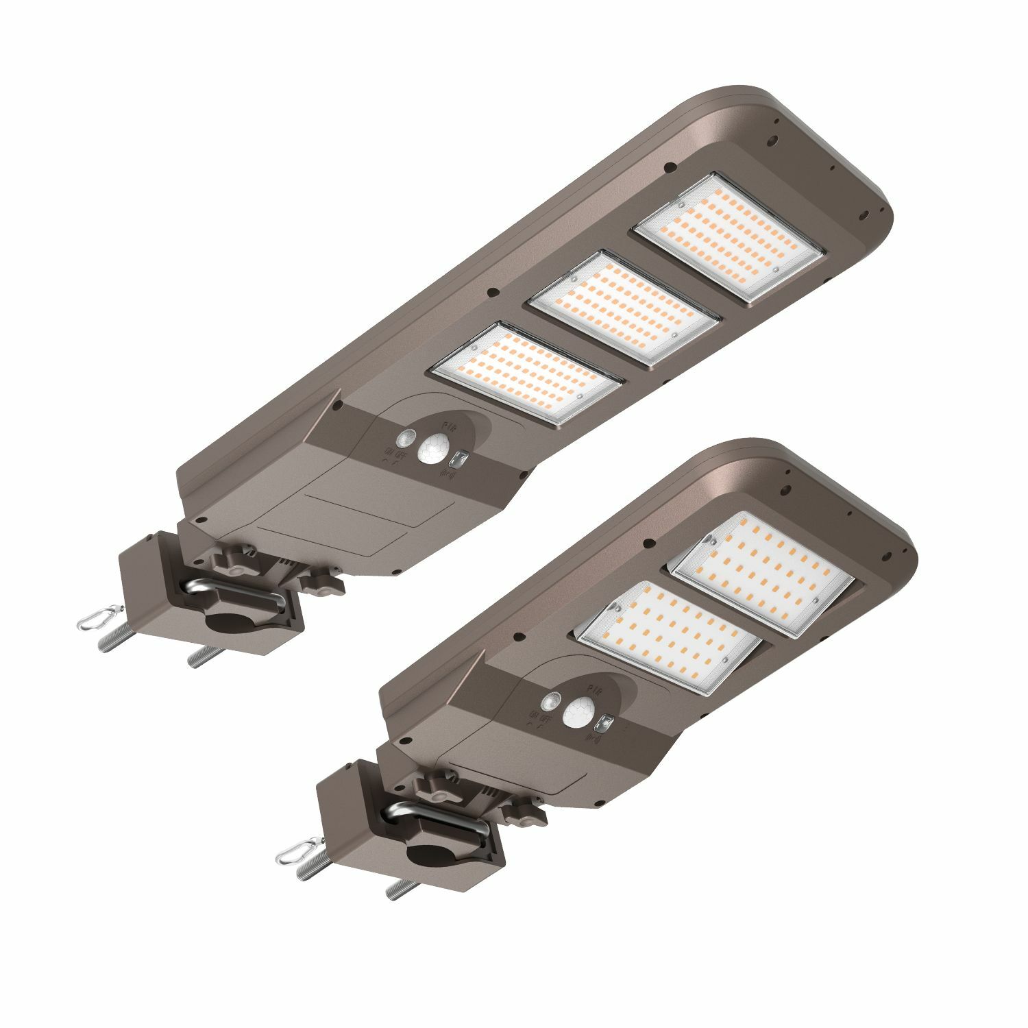 SLST455MB Halo SLST Rechargeable Solar Area Floodlight, 100 W Fixture, Bronze Housing