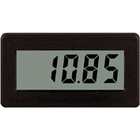 CUB4LP00 Dual Range Loop Powered Process Meter With Clear Viewing Window, 4 to 20 mA/10 to 50 mA Measuring, 2.95 in L x 1.96 in W x 1.54 in H, High Impact Case, LCD Display