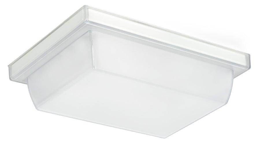 VAN1LED6W Canopy Lighting, 7 W Fixture, 120/208/240/277 V AC, White Housing