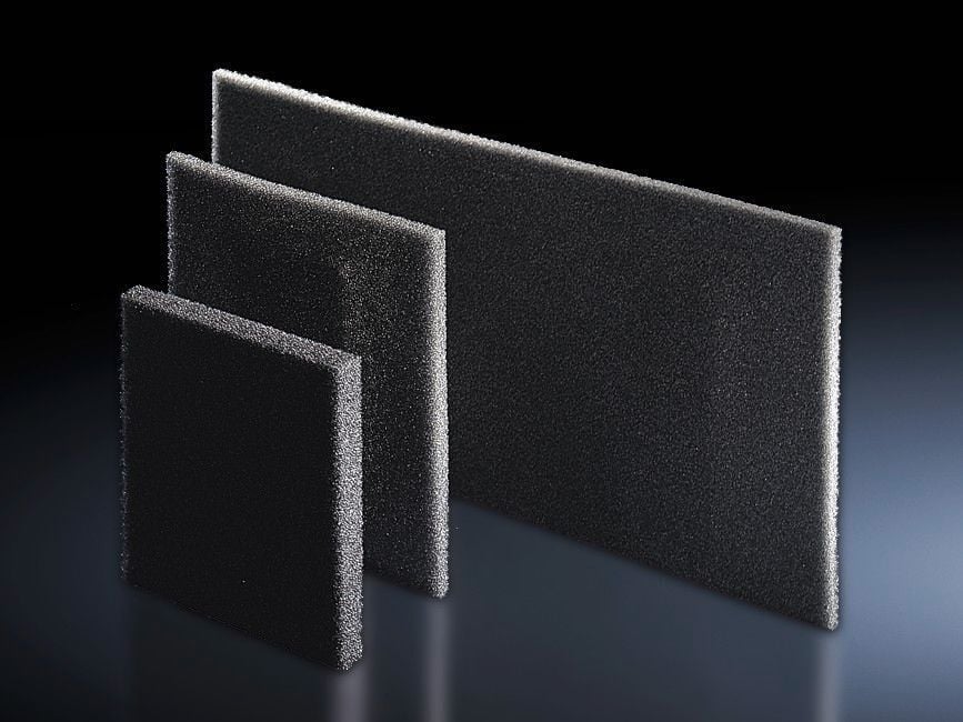 3285900 Filter Mat, -40 to 80 deg C Temperature Resistant, For Use With Blue e+ Chiller/Cooling Unit, 3186/3187/3188/9189 Air/Air Heat Exchanger, Chiller, Polyurethane Foamed Plastic