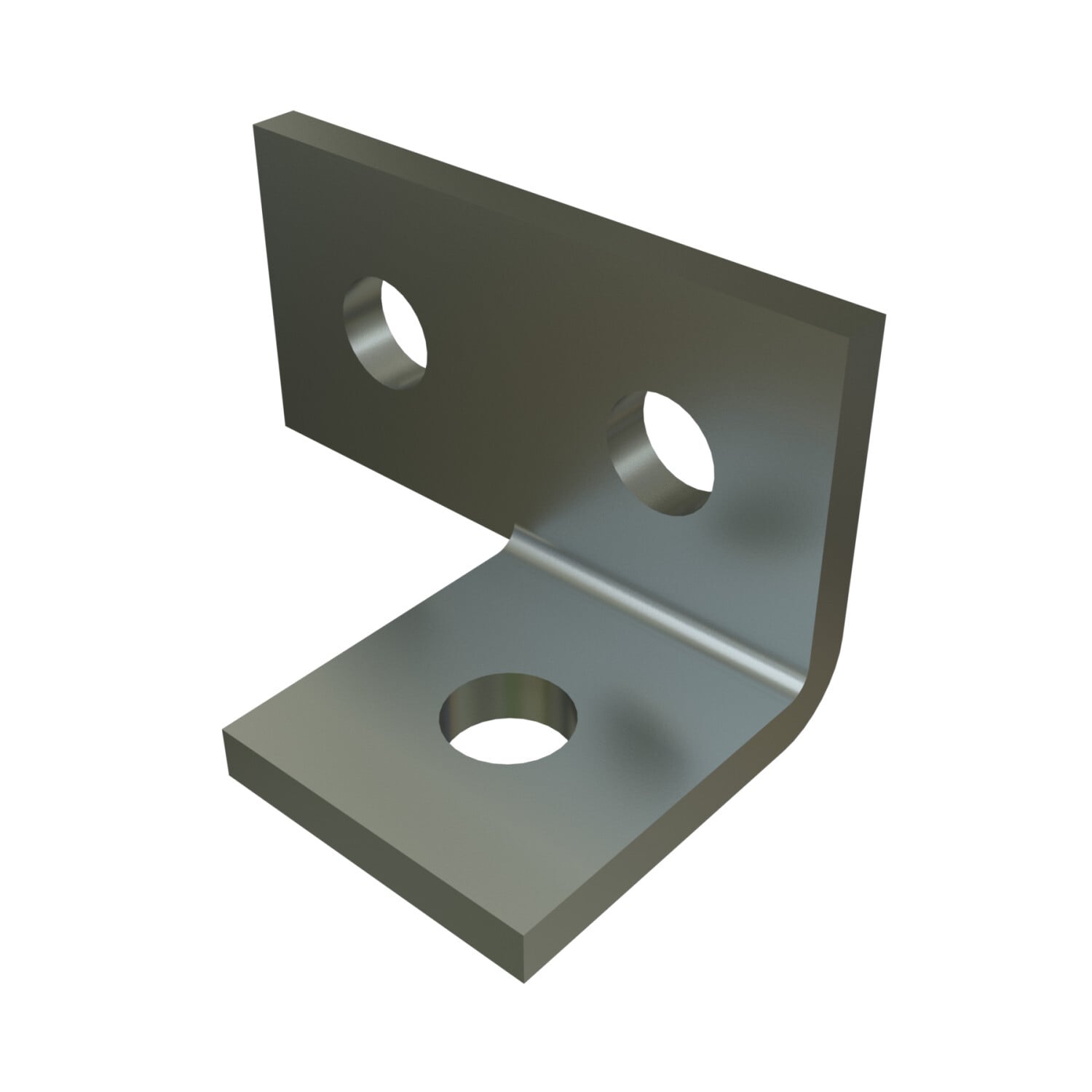 P1823-EG Left Hand 90 deg Angle Fitting, 3 Holes, 1-5/8 in W x 1/4 in THK, HRPO Steel