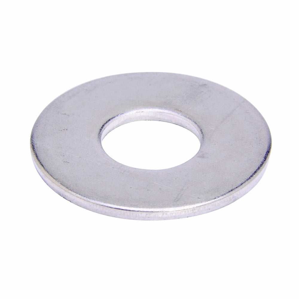 3/8FWZN FW Series Flat Washer, 3/8 in Nominal, 1 in OD, Stainless Steel