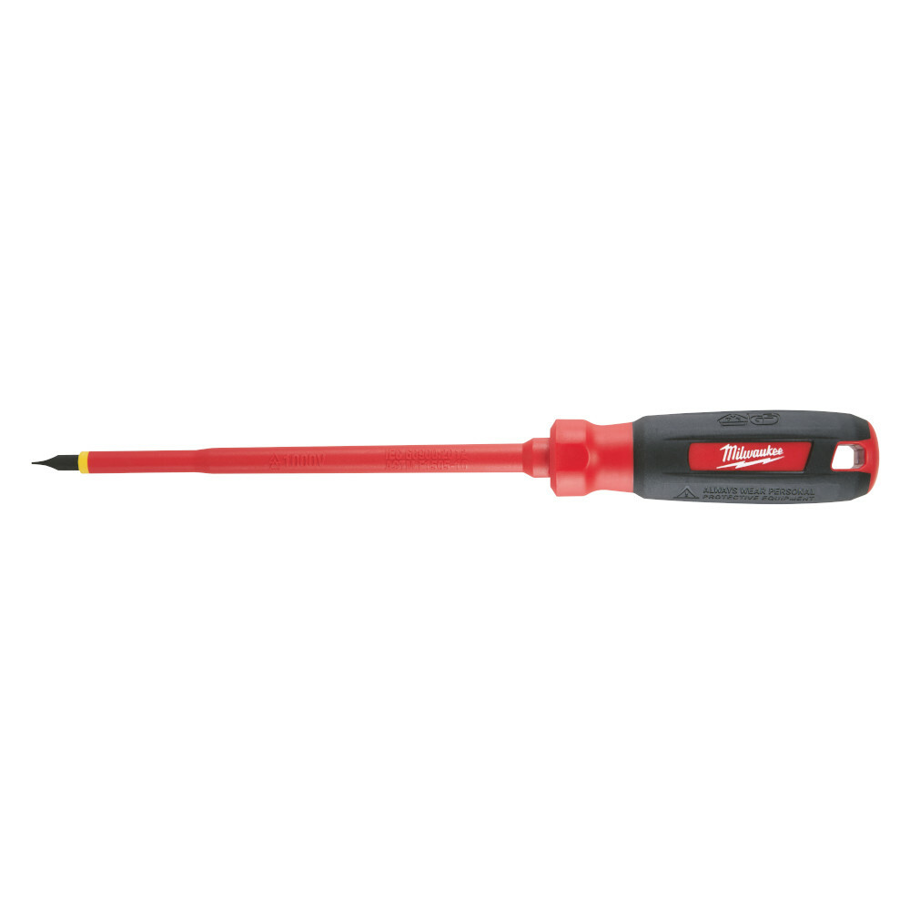 48-22-2232 Screwdriver, 3/16 in Cabinet Point, Steel Shank, Plastic Handle, ASTM F1505-10