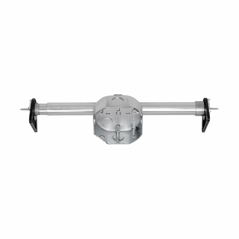 TP379 Thepitt Ceiling Fan Box, Steel, 15.5 cu-in Capacity, 6 Knockouts, 1-1/2 in D
