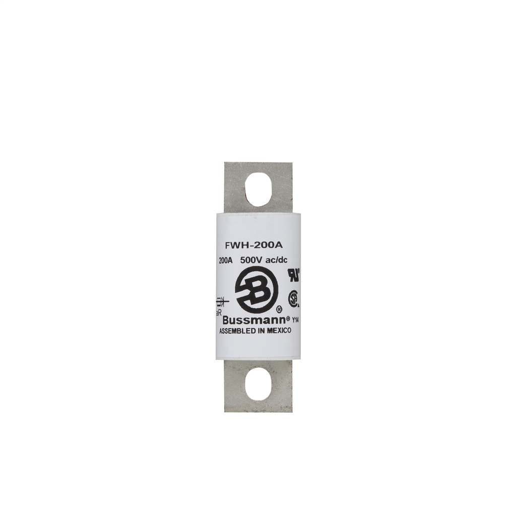 FWH-150A North American Style High Speed Fuse, 150 A, 500 V AC, 50/200 kAIC Interrupt, Cartridge Body