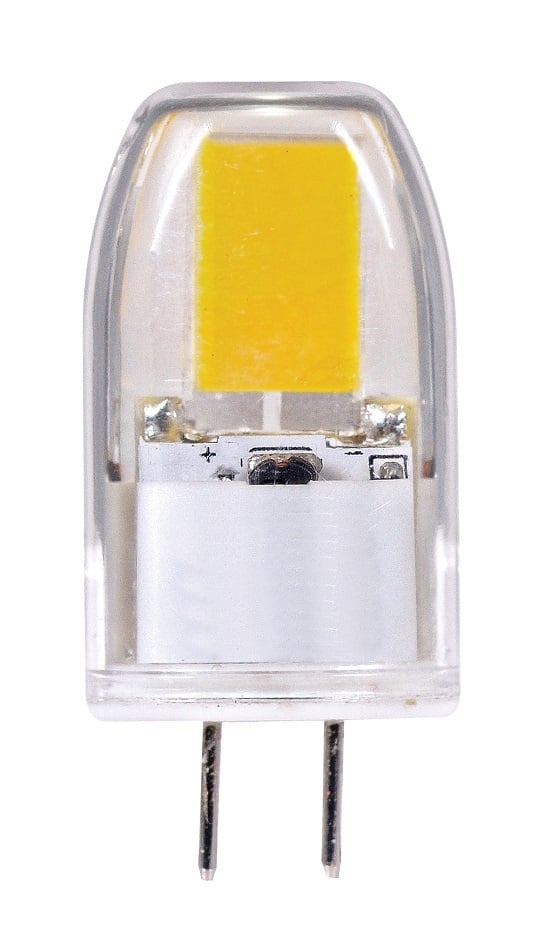 S9545 Type JC Dimmable Miniature Lamp, 3 W, G6.35 Lamp, T4 Shape, 300 Lumens Initial