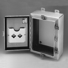 AW2420AP Flange Enclosure Panel, 16.87 in W x 20.87 in H, Aluminum