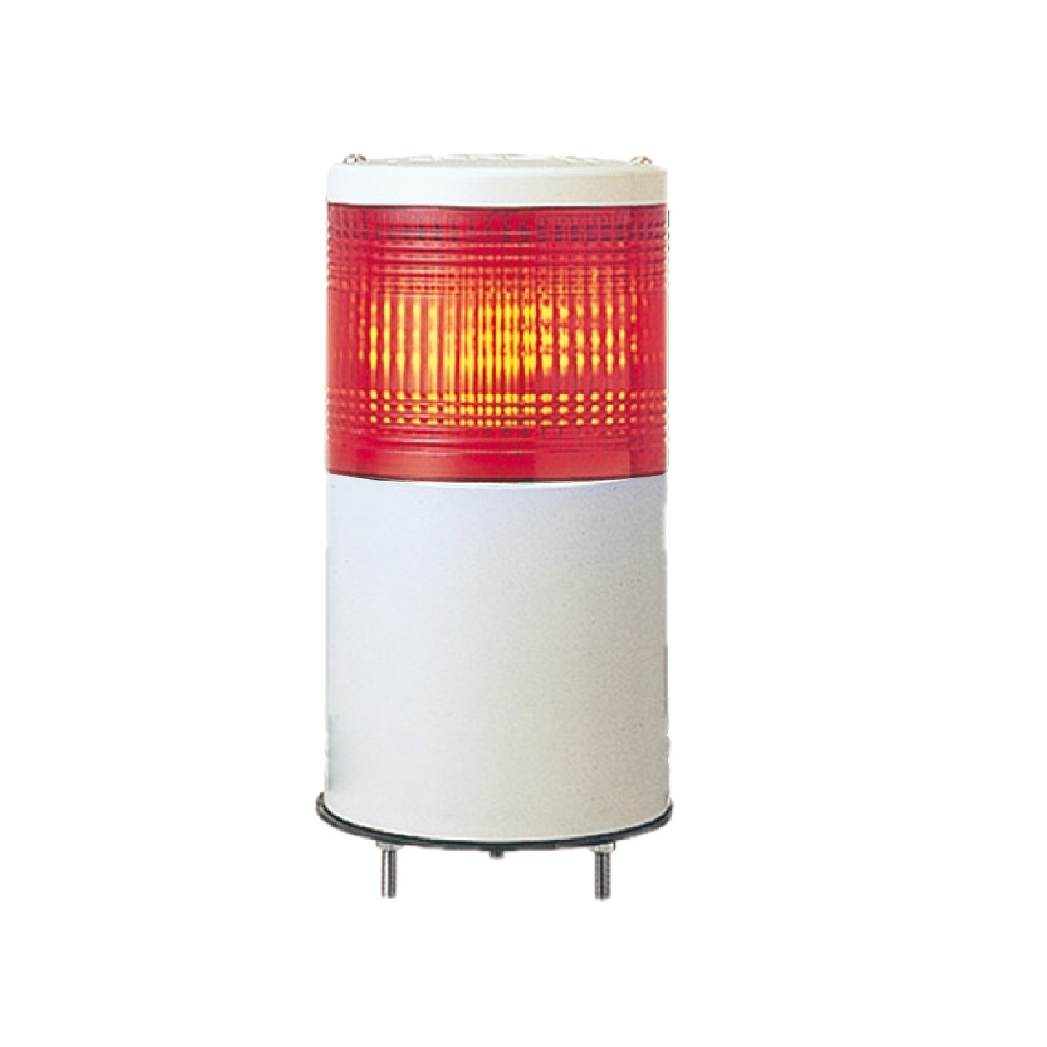 XVC4B1K Harmony Illuminated Complete Pre-Wired Monolithic Tower Light, 24 V DC, LED Lamp, 1 Light, Red