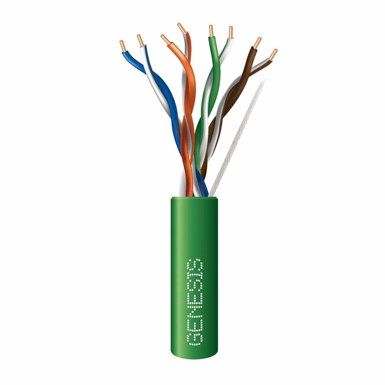 24/4PR CAT 5E CABLE - 1000 FT PULL BOX - GREEN