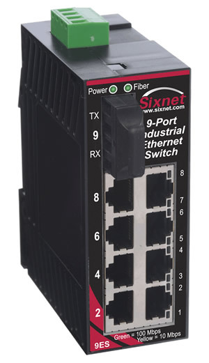 SL-9ES Unmanaged Ethernet Switch, SC 4km
