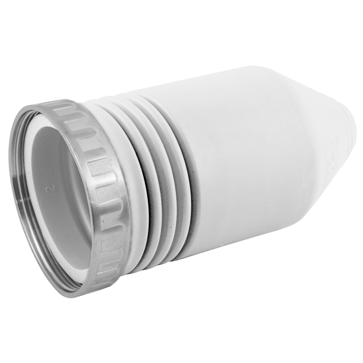 HBL77CM15W Standard Sized Weatherproof Molded Short Device Boot, For Use With Twist-Lock 50 A Connector Body, Device Mount, Elastomer, White