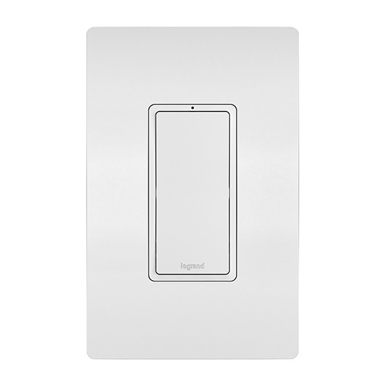 LC2201WH Radiant White In Wall RF Switch, 120 VAC, 900 MHz