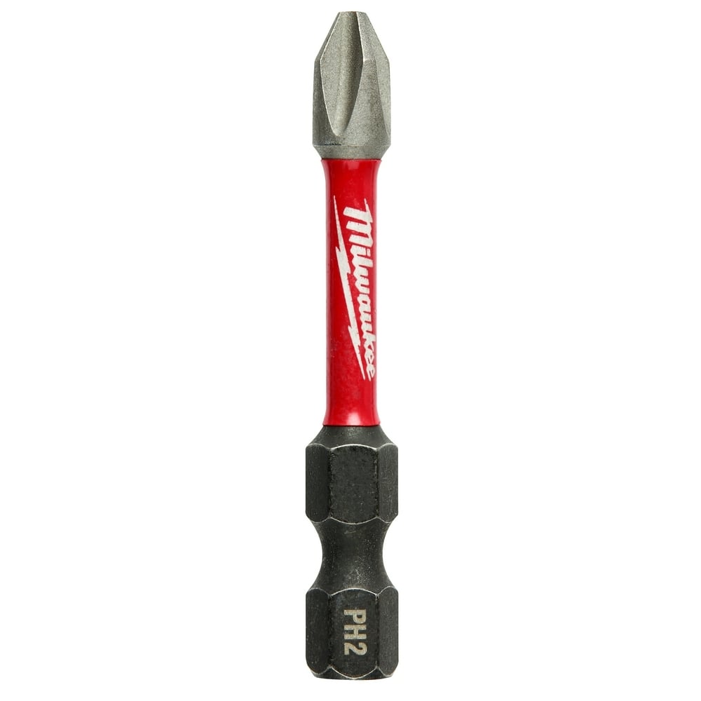 48-32-5004 Shockwave Impact Duty Impact Power Bit, #2 Phillips Point, 2 in OAL, 1/4 in, Alloy Steel
