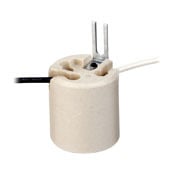 8052-1 1-Circuit 1-Piece Keyless Lampholder, 660 W, 250 V AC, E26 Lamp