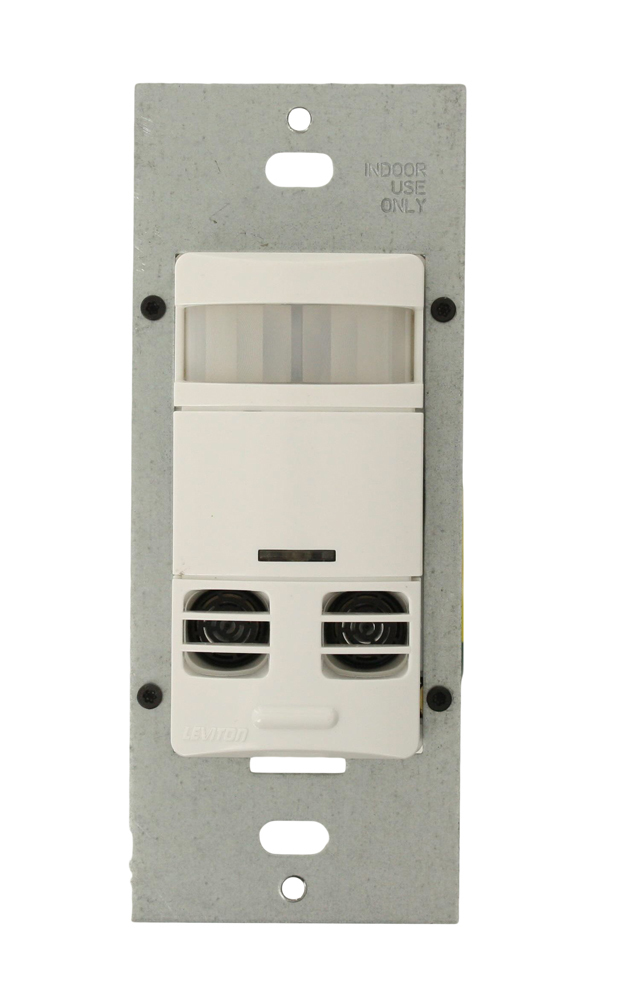 OSSMT-M3W 1-Pole Self Adjusting Occupancy Sensor, 120/230/277/347 V AC, Multi-Technology Sensor, 2400 sq-ft Coverage, 180 deg Viewing
