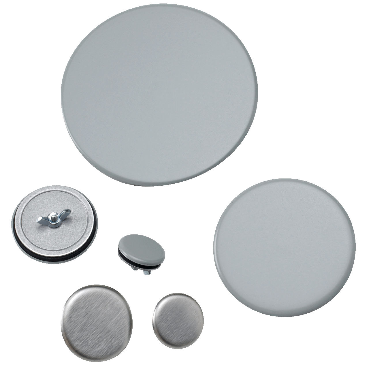 AS350SS Hol-Sealers Hol-Tite A80HS Hole Seal, 3-1/2 in Conduit, 4.12 in Dia Hole, For Use With Conduit Hole, 304 Stainless Steel, Polished
