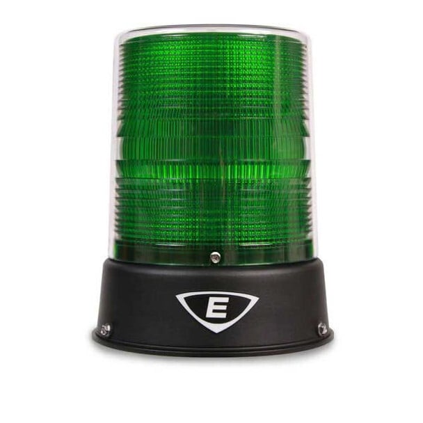57PLEDMG24ADB Polaris Rotating Multi-Mode Beacon, 24 VAC, 12 to 24 VDC, LED Lamp, Surface Mount, Green