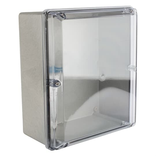 CV14126 Carlon Factory Assembled Jic Enclosure, 12 in W x 6 in D 14 in H, NEMA 1/3/3S/3X/3SX/4/4X/12/13 NEMA Rating, Polycarbonate