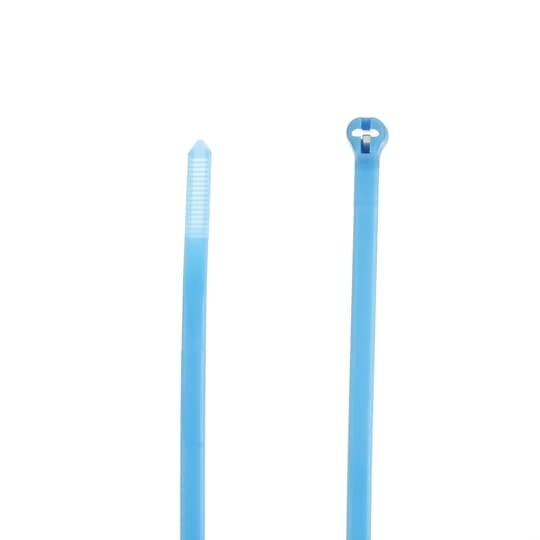 TY27M-6 Ty-Rap High Performance Standard Cable Tie, 13.4 in L x 0.27 in W x 0.66 in THK, Nylon/Polyamide 6.6, Blue