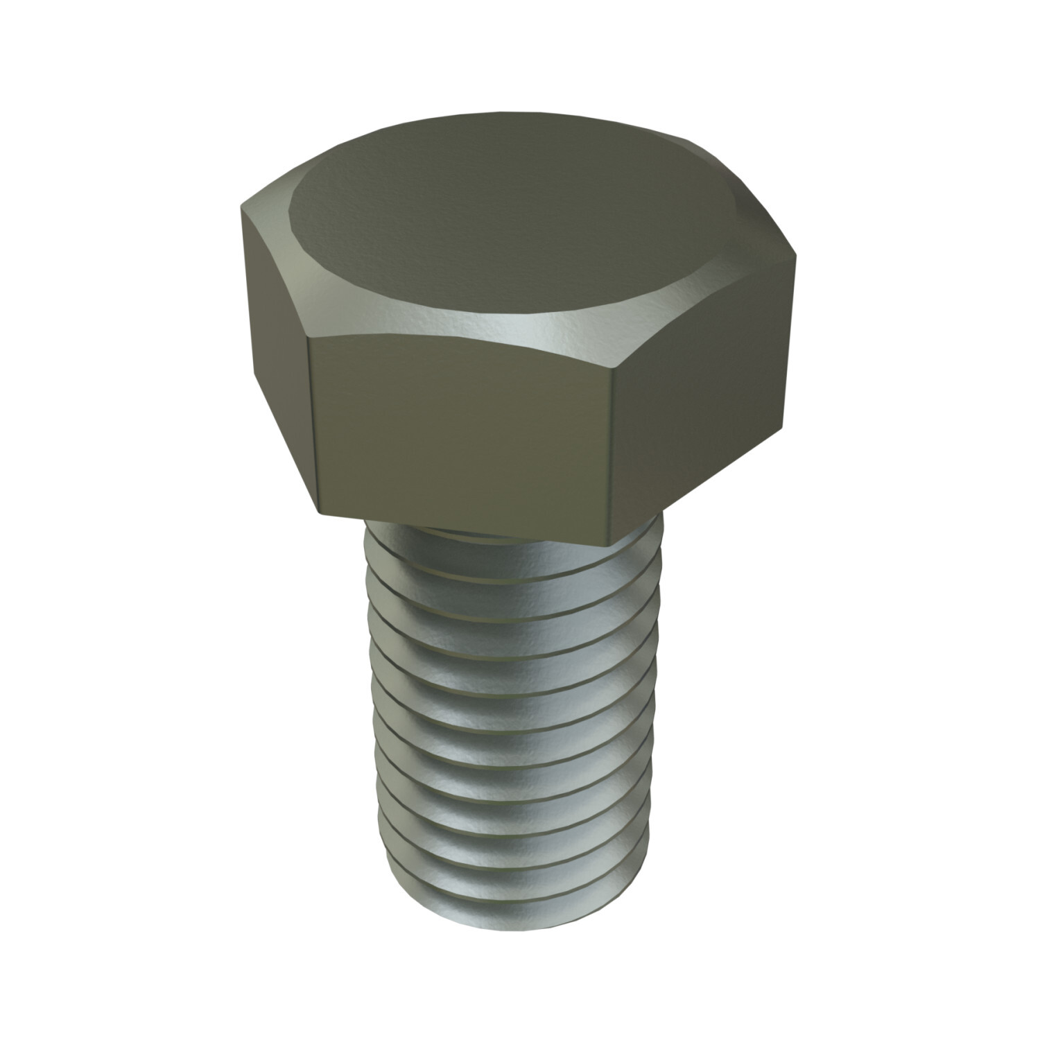 HHCS037150-EG Hex Head Cap Screw, For Use With 1-5/8 in W Series Channel, 3/8 in, 1-1/2 in L Stud, Mild Steel