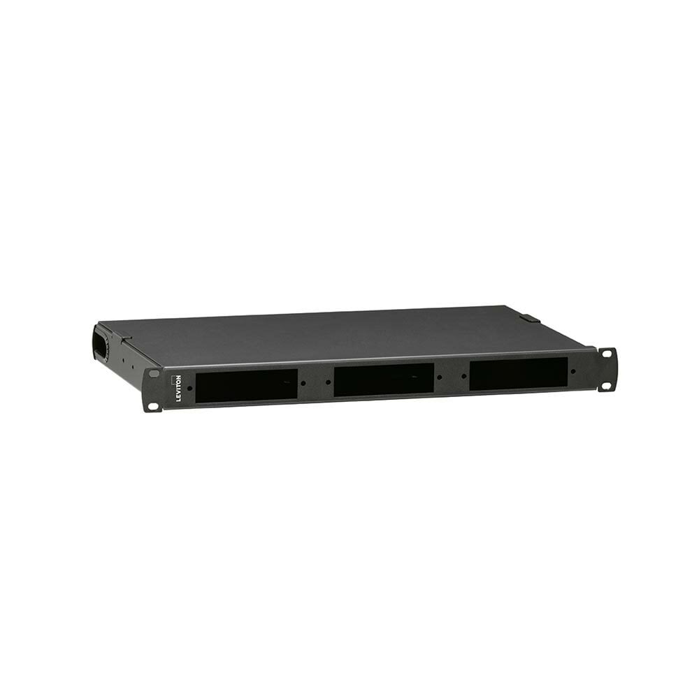 5R1UL-F03 OPT-X 1RU Empty Unloaded Fiber Distribution and Splice Enclosure, 72 Ports, 16 ga Steel