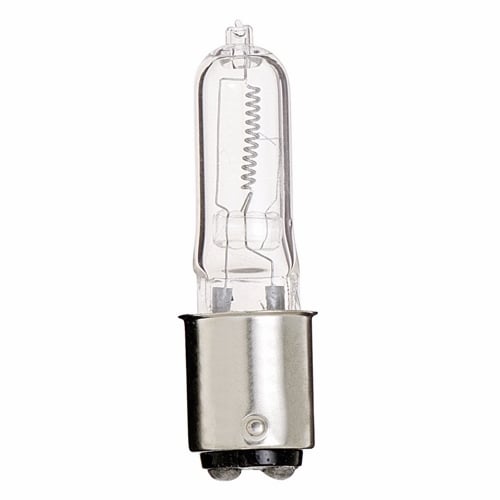 S1983 Dimmable Single Ended Halogen Lamp, 500 W, BA15d Lamp Base, T4 Shape, 120 V AC