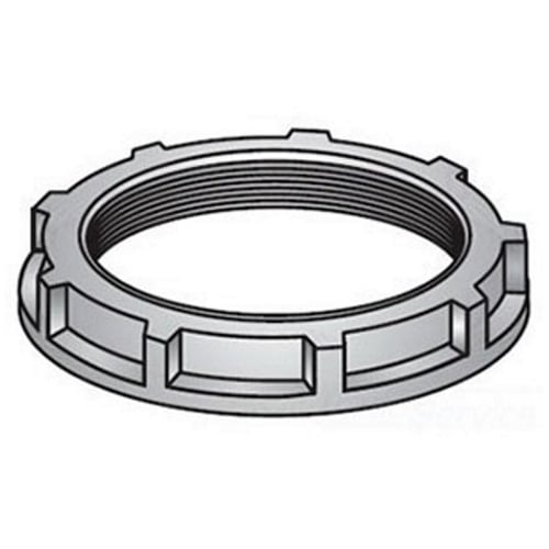 2-150 Type 2 Non-Grounding Conduit Bushing, 1-1/2 in Trade, Malleable Iron, Zinc Plated