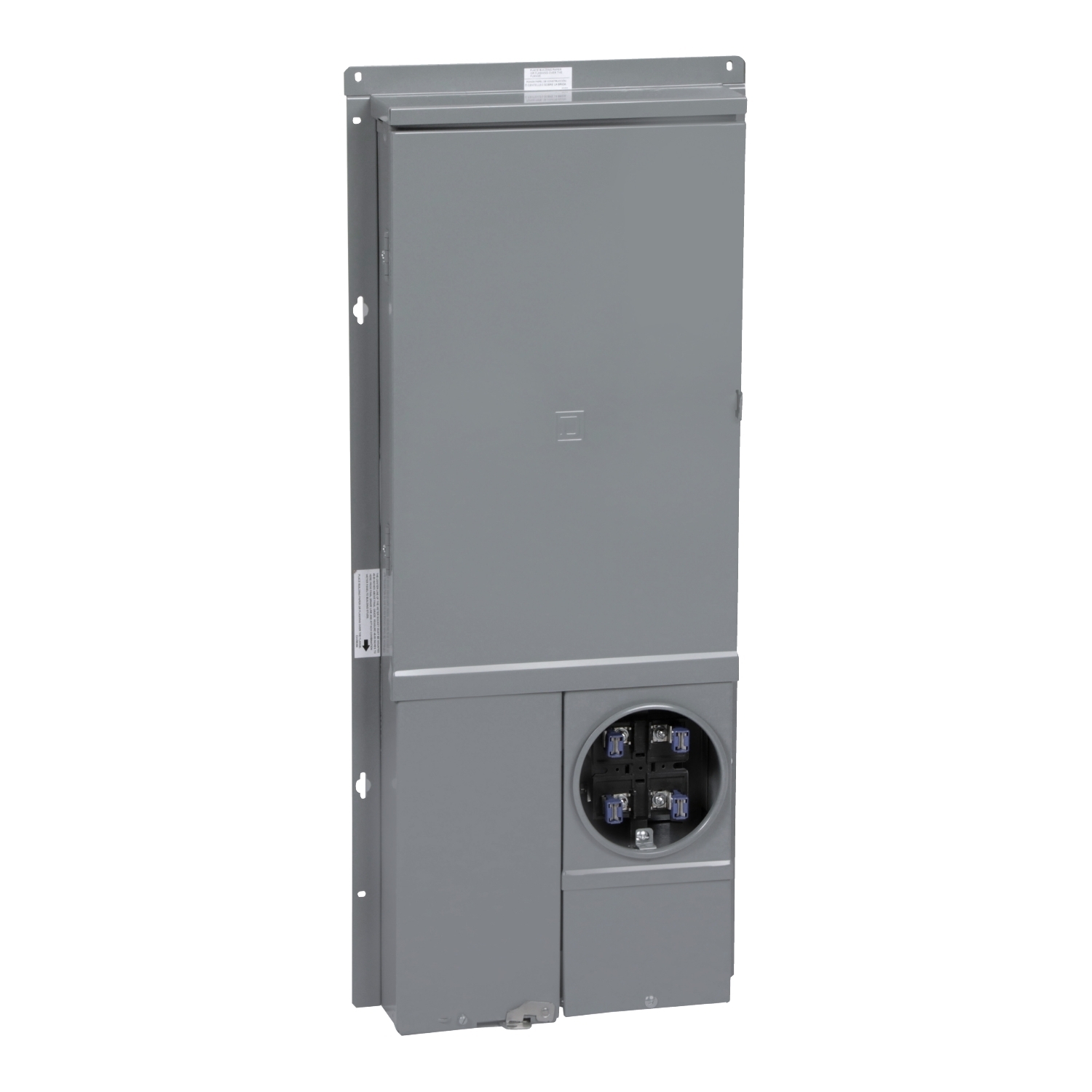 SC816F200PF Homeline Meter Main, CSED, Ringed, 200 Amp, Semi-flush, max 8 spaces, 16 circuits, No Bypass