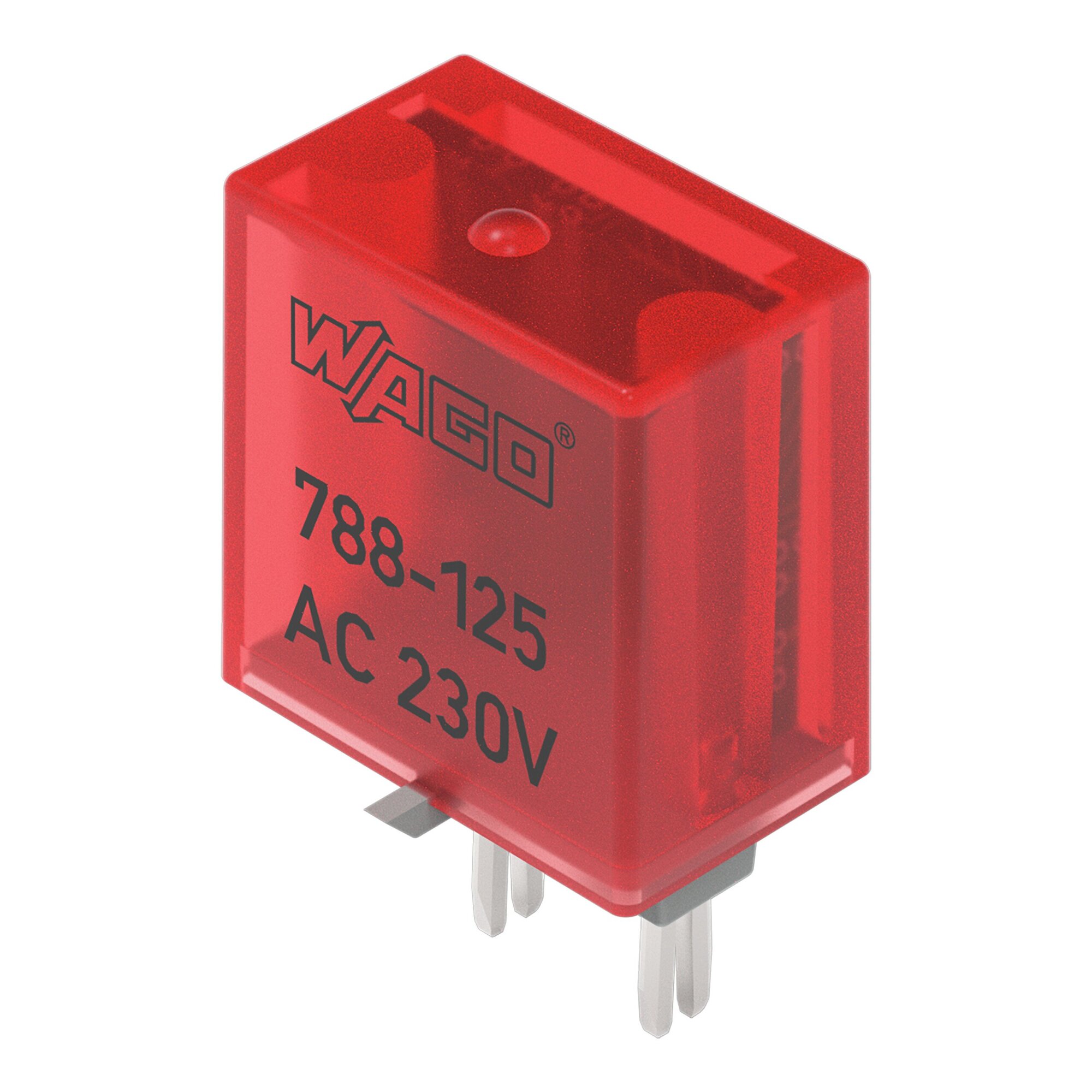 Accessories for relay modules; Operation status indicator: red