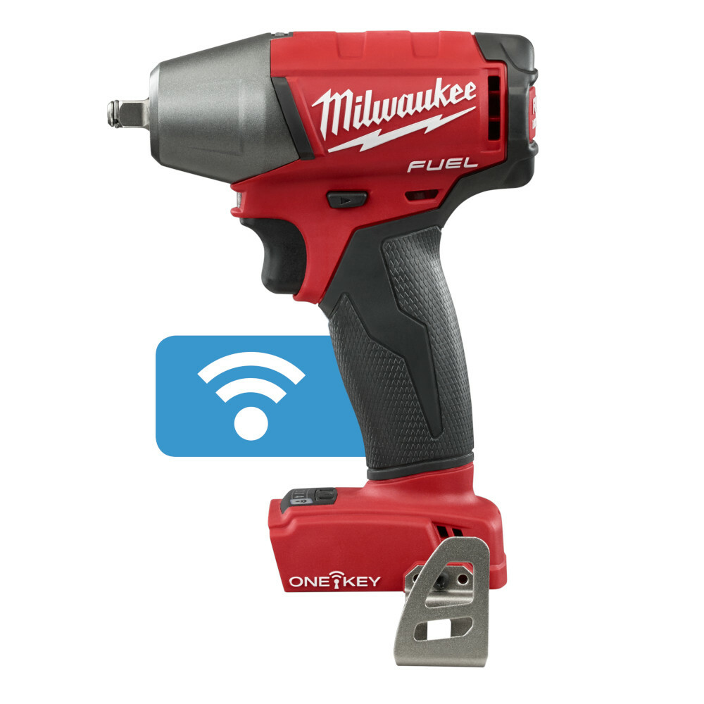 2758-20 M18 Fuel Compact Cordless Impact Wrench With Friction Ring, 3/8 in Straight Drive, 0 to 3200 bpm, 210 ft-lb Torque, 18 V DC, 5.9 in OAL