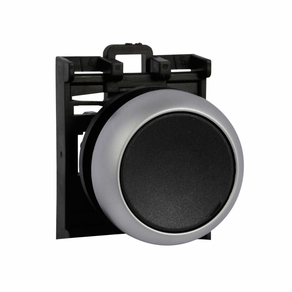 M22-DR-S Modular Non-Illuminated Pushbutton Operator, 22.5 mm, 2 Positions, Black